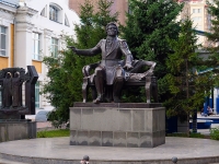 Новосибирск, улица Советская. памятник М.И. Глинке