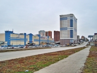 Novosibirsk, st Frunze, house 242. building under construction