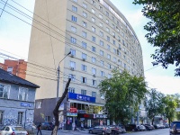 Perm, Pushkin st, house 84. Apartment house with a store on the ground-floor