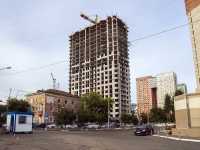 Пермь, улица Луначарского, дом 97. строящееся здание