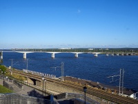 Perm, bridge Коммунальный мостPopov st, bridge Коммунальный мост