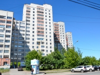 Perm, Soldatov st, house 42/2. Apartment house with a store on the ground-floor