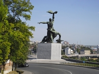 Rostov-on-Don, monument Стачке 1902 года «Преемственность поколений»Stachki square, monument Стачке 1902 года «Преемственность поколений»
