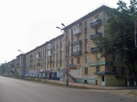 Samara, Pobedy st, house 84. Apartment house with a store on the ground-floor