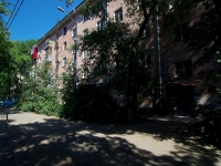 Samara, Pobedy st, house 16. Apartment house with a store on the ground-floor