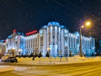 Samara, office building Управление Куйбышевской железной дороги , Komsomolskaya square , house 2/3