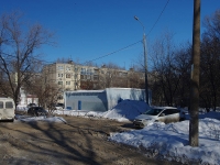 neighbour house: alley. Novomolodezhny. service building