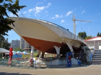 neighbour house: st. Kommunisticheskaya, house 90. unique construction судно на подводных крыльях "Спутник"