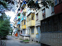 Syzran, Ulyanovskoe road, house 1А. Apartment house