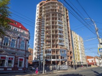 Saratov, Moskovskaya st, house 55. building under reconstruction