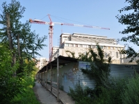 Yekaterinburg, Klubny alley, building under construction 
