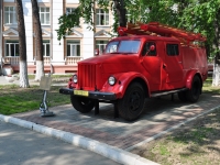 Yekaterinburg, monument Пожарной автоцистернеMira st, monument Пожарной автоцистерне