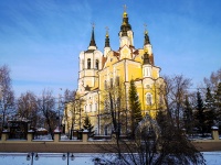 Томск, храм Воскресенская церковь, улица Октябрьский взвоз, дом 10