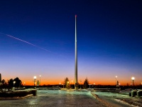 Томск, площадь Ленина. уникальное сооружение "Флагшток"