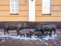 Томск, скульптурная композиция 