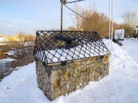 Томск, улица Обруб. памятный знак «Пушка»