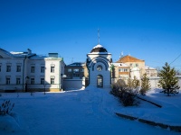 Томск, улица Крылова, дом 12/2. Богородице-Алексиевский мужской монастырь. Часовня Святого Феодора Томского 