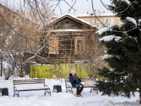 Томск, Красный переулок, дом 6/1. неиспользуемое здание