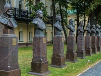 Presnensky district, 雕塑群 Бюсты полководцевBolshaya Nikitskaya , 雕塑群 Бюсты полководцев