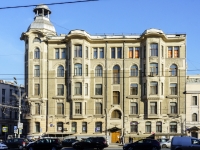 Presnensky district, Spiridonovka st, house 27/24. Apartment house