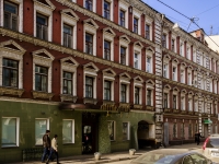 Presnensky district, Bolshoy Kozikhinskiy , house 7. Apartment house