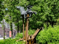 Tagansky district, sculpture composition 