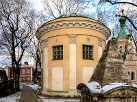 соседний дом: пл. Донская, дом 1 с.18. храм Святого Преподобного Александра Свирского в Донском монастыре