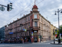 Admiralteisky district, avenue Moskovsky, house 42. Apartment house
