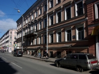 Admiralteisky district, Dekabristov st, house 14. Apartment house