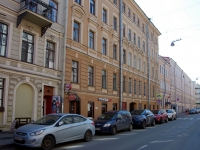 Admiralteisky district, Dekabristov st, house 22-24. Apartment house