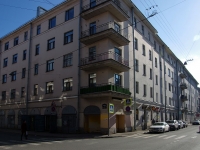 Admiralteisky district, Dekabristov st, house 28. Apartment house