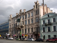 Admiralteisky district, Dekabristov st, 房屋 46. 公寓楼