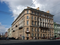 Admiralteisky district, st Dekabristov, house 53. Apartment house