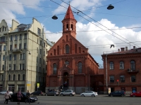 Admiralteisky district, st Dekabristov, house 54 ЛИТ А. church