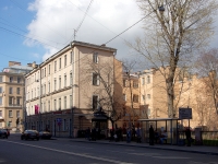 Admiralteisky district, Dekabristov st, house 58. Apartment house
