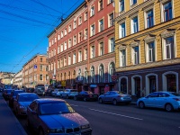 Admiralteisky district, Kazanskaya st, house 26/27. Apartment house