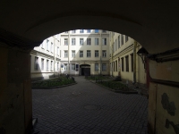Admiralteisky district, Spasskiy alley, house 4. Apartment house