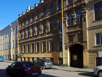 Admiralteisky district, Pirogov alley, house 4. Apartment house