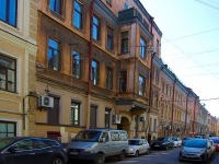 Admiralteisky district, Pirogov alley, house 10. Apartment house
