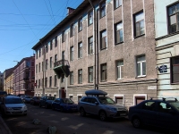 Admiralteisky district, Pirogov alley, house 17. Apartment house