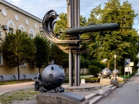 Рижский проспект. монумент в честь столетия подводных сил России