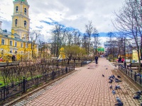 Vasilieostrovsky district, park Благовещенский сад , park Благовещенский сад