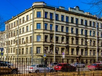 Vasilieostrovsky district, Volzhskiy alley, house 3. Apartment house