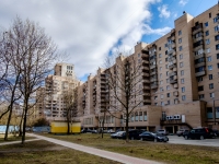 Vasilieostrovsky district, Novosmolenskaya embankment, house 1. Apartment house