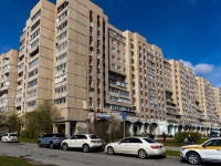 Vyiborgsky district, Engels avenue, 房屋 128. 公寓楼