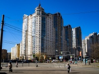 Выборгский район, Луначарского проспект, дом 15 к.1. многоквартирный дом