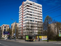 Выборгский район, Луначарского проспект, дом 74. многоквартирный дом