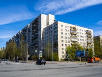 Выборгский район, улица Композиторов, дом 1 к.1. многоквартирный дом