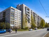 Выборгский район, улица Композиторов, дом 1 к.1. многоквартирный дом
