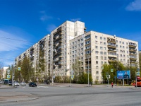 Выборгский район, улица Композиторов, дом 1 к.1. многоквартирный дом